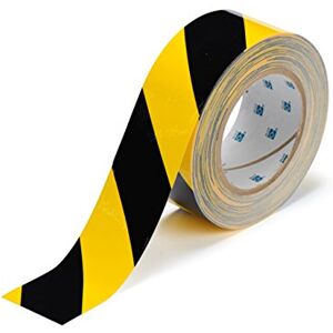 Brady Toughstripe Striped Ribbon, 50.80mm x 30.48m, Black/Yellow Brady Toughstripe Striped Ribbon, 50.80mm x 30.48m, Black/Yellow