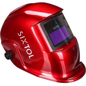 SIXTOL Welding MASK 2 Solar Automatic Darkening Welding Helmet Welding Mask Grinding Function Wide Shade 4/9-13 Welding Helmet for Tig Mig Arc Red SIXTOL Welding MASK 2 Solar Automatic Darkening Welding Helmet Welding Mask Grinding Function Wide Shade 4/9-13 Welding Helmet for Tig Mig Arc Red
