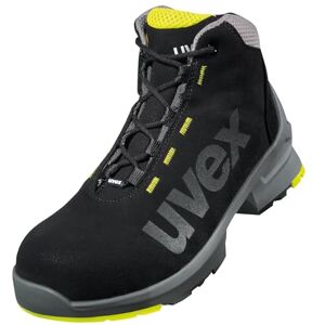 Uvex 1 Work Shoe Safety Trainer S1 SRC ESD Non-Slip Outsole Toe Cap Lightweight Lime-Black Uvex 1 Work Shoe Safety Trainer S1 SRC ESD Non-Slip Outsole Toe Cap Lightweight Lime-Black