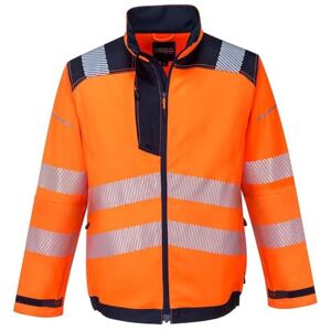 Portwest T500 PW3 Men's Hi-Vis Waterproof Jacket Reflective High Viz Outdoor Safety Security Workwear Coat, Orange/Navy, 3XL Portwest T500 PW3 Men's Hi-Vis Waterproof Jacket Reflective High Viz Outdoor Safety Security Workwear Coat, Orange/Navy, 3XL