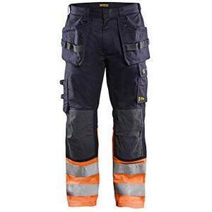 BLÅKLÄDER Blaklader 148915138953C52 Multinorm Inhärent Work Trousers, Navy/Orange, Size C52 BLÅKLÄDER Blaklader 148915138953C52 Multinorm Inhärent Work Trousers, Navy/Orange, Size C52