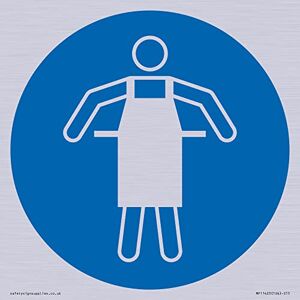 Viking Mandatory: Use protective apron Sign 150x150mm S15 Viking Mandatory: Use protective apron Sign 150x150mm S15