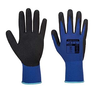 Portwest Nero Lite Foam Glove, Color: Blue/Black, Size: L, AP70B8RL