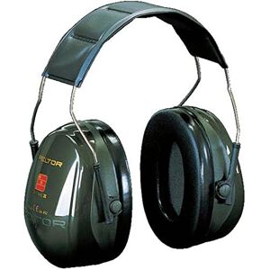Peltor 3M Optime II Earmuffs, 31 dB, Green, Headband, H520A-407-GQ Peltor 3M Optime II Earmuffs, 31 dB, Green, Headband, H520A-407-GQ