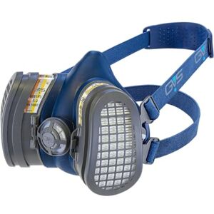 GVS SPR231J Elipse Half Mask with ABE1P3 Replaceable Filters for Organic, Inorganic/Acidic Gases and Dust, XL size GVS SPR231J Elipse Half Mask with ABE1P3 Replaceable Filters for Organic, Inorganic/Acidic Gases and Dust, XL size