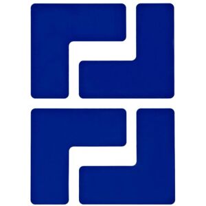 Brady Toughstripe L Corner Marker, 50.80mm x 127mm x 127mm, Blue, Pack of 20 Brady Toughstripe L Corner Marker, 50.80mm x 127mm x 127mm, Blue, Pack of 20