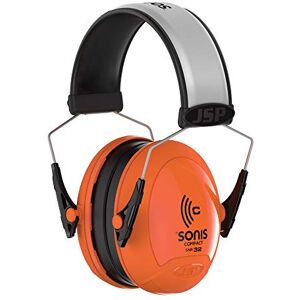 JSP Sonis Compact Low Profile Extra Visibility Adjustable Ear Defenders 32dB SNR AEB030-0B1-D00 JSP Sonis Compact Low Profile Extra Visibility Adjustable Ear Defenders 32dB SNR AEB030-0B1-D00