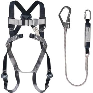 JSP Martcare® Kit Single Fall Arrest with 2-Point Harness + 1.5m Single Fall Arrest Lanyard JSP Martcare® Kit Single Fall Arrest with 2-Point Harness + 1.5m Single Fall Arrest Lanyard