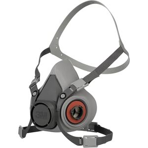 3M Reusable Half Face Mask, Comfortable Respirator, Medium, 6200, EN safety certified 3M Reusable Half Face Mask, Comfortable Respirator, Medium, 6200, EN safety certified
