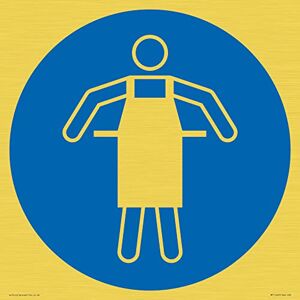 Viking Mandatory: Use protective apron Sign 300x300mm S30 Viking Mandatory: Use protective apron Sign 300x300mm S30