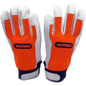 Oregon High-grip Working Gloves – Protective Work Gloves for Forestry, Gardening & Outdoor Work, with Reinforced Leather Palm, Bi-Elastic Spandex Back, Adjustable Fit, Enhanced Grip – Size Large Oregon High-grip Working Gloves – Protective Work Gloves for Forestry, Gardening & Outdoor Work, with Reinforced Leather Palm, Bi-Elastic Spandex Back, Adjustable Fit, Enhanced Grip – Size Large