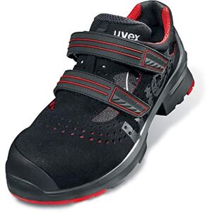 Uvex 1 X-Tended Support Safety Trainer S3 SRC ESD Work Shoes with Metalfree Toe Cap Black Red Size 6 UK Uvex 1 X-Tended Support Safety Trainer S3 SRC ESD Work Shoes with Metalfree Toe Cap Black Red Size 6 UK