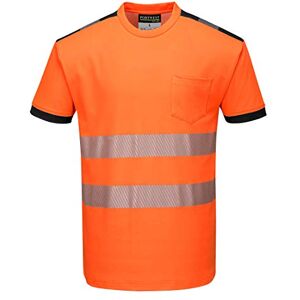 Portwest PW3 Hi-Vis T-Shirt S/S, Size: XXL, Colour: Orange/Black, T181OBRXXL Portwest PW3 Hi-Vis T-Shirt S/S, Size: XXL, Colour: Orange/Black, T181OBRXXL