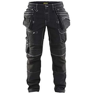 BLÅKLÄDER 19901141 Worker's Stretch Trousers X1900, Black, C150 BLÅKLÄDER 19901141 Worker's Stretch Trousers X1900, Black, C150