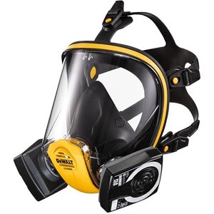DeWalt reusable full face mask respirator (M) with P3 filters provides protection in workplaces from fine dust lead silica & MDF particles also EN166 to protect from debris DeWalt reusable full face mask respirator (M) with P3 filters provides protection in workplaces from fine dust lead silica & MDF particles also EN166 to protect from debris