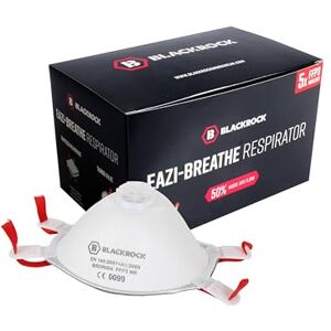 Blackrock FFP3 Face Mask Pk 5 Disposable Moulded Respirator EN149 CE Certified – Advanced 3 Layer Filtering of Particles, Vapours and Fumes Exhalation Valve, Elasticated Ear Loops and Pliable Nose Bridge Blackrock FFP3 Face Mask Pk 5 Disposable Moulded Respirator EN149 CE Certified – Advanced 3 Layer Filtering of Particles, Vapours and Fumes Exhalation Valve, Elasticated Ear Loops and Pliable Nose Bridge