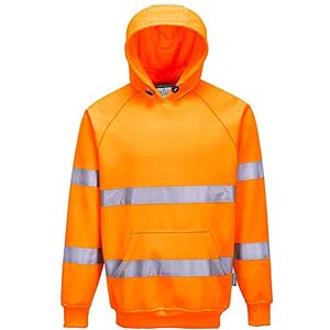 Portwest B304 Hi Vis Mens Hoodie Reflective Pullover High Visibility Hooded Sweatshirt Safety Workwear With Reflective Tape Orange 4X-Large Portwest B304 Hi Vis Mens Hoodie Reflective Pullover High Visibility Hooded Sweatshirt Safety Workwear With Reflective Tape Orange 4X-Large