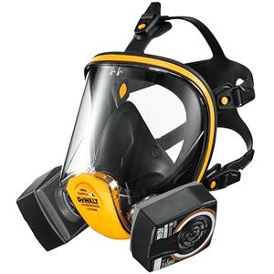 DeWalt reusable full face mask respirator (M) with A2P3 filters provides protection against organic gases and vapours as well as fine dust lead silica & MDF particles also EN166 to protect from debris DeWalt reusable full face mask respirator (M) with A2P3 filters provides protection against organic gases and vapours as well as fine dust lead silica & MDF particles also EN166 to protect from debris