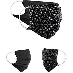 BAF Community Masks 2-pack set unisex makeshift mask reversible mouth protection mask mouth and nose protection reversible mask with print cotton BCI washable BAF Community Masks 2-pack set unisex makeshift mask reversible mouth protection mask mouth and nose protection reversible mask with print cotton BCI washable