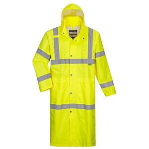 Portwest H445 Men's Waterproof Hi Vis Raincoat Reflective Lightweight Long Rain Jacket with Hood Safety Workwear ANSI Class 3 Yellow, 5X-Large Portwest H445 Men's Waterproof Hi Vis Raincoat Reflective Lightweight Long Rain Jacket with Hood Safety Workwear ANSI Class 3 Yellow, 5X-Large