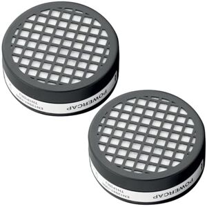 JSP Powercap Filters 1 Pair Black (CAU601-001-100) JSP Powercap Filters 1 Pair Black (CAU601-001-100)