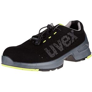 Uvex 1 Work Shoe Safety Trainer S1 SRC ESD Non-Slip Outsole Toe Cap Lightweight Lime-Black Uvex 1 Work Shoe Safety Trainer S1 SRC ESD Non-Slip Outsole Toe Cap Lightweight Lime-Black