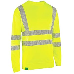 Beeswift Envirowear Saturn Yellow Hi-Vis Sweatshirt Unisex Reflective Sustainable Circular Process Safety PPE Workwear Small Beeswift Envirowear Saturn Yellow Hi-Vis Sweatshirt Unisex Reflective Sustainable Circular Process Safety PPE Workwear Small