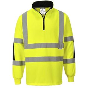 Portwest B308YER4XL Xenon Rugby Sweatshirt, 4X-Large, Yellow Portwest B308YER4XL Xenon Rugby Sweatshirt, 4X-Large, Yellow