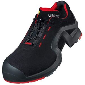 Uvex 1 X-Tended Support Safety Trainer S3 SRC ESD Work Shoes with Metalfree Toe Cap Black Red Size 4 UK Uvex 1 X-Tended Support Safety Trainer S3 SRC ESD Work Shoes with Metalfree Toe Cap Black Red Size 4 UK