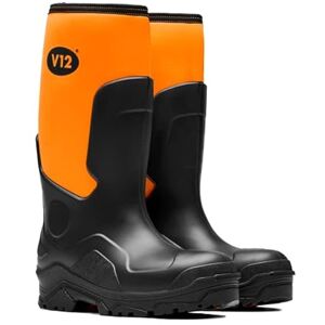 V12 Groundworker Construction Safety Boots, Unisex Lightweight & Waterproof, Neoprene Boots generous-fitting Toecap and Composite Midsole, Slip Resistant Wellies- 3 UK V12 Groundworker Construction Safety Boots, Unisex Lightweight & Waterproof, Neoprene Boots generous-fitting Toecap and Composite Midsole, Slip Resistant Wellies- 3 UK