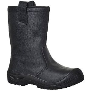 Portwest FW29BKR38 Steelite Rigger Boot, Scuff Cap S3 CI, Regular, Size: 38, Black Portwest FW29BKR38 Steelite Rigger Boot, Scuff Cap S3 CI, Regular, Size: 38, Black