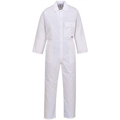 Portwest 2802 Standard Coverall Polycotton Concealed Stud Front Portwest 2802 Standard Coverall Polycotton Concealed Stud Front