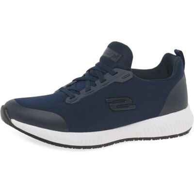Skechers Women's Squad Trainer, Navy, 8 UK Skechers Women's Squad Trainer, Navy, 8 UK