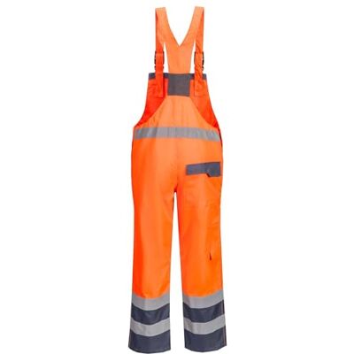 Portwest S488 Hi-Vis Waterproof Bib and Brace Overalls Reflective Portwest S488 Hi-Vis Waterproof Bib and Brace Overalls Reflective