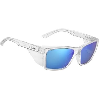 BOLLE SAFETY Bolle STKS 420 Safety Glasses Flash Lens Crystal Frame STK42N55E Flash lens safety glasses with Platinum anti-fog and anti-scratch coating to reduce glare in bright conditions. BOLLE SAFETY Bolle STKS 420 Safety Glasses Flash Lens Crystal Frame STK42N55E Flash lens safety glasses with Platinum anti-fog and anti-scratch coating to reduce glare in bright conditions.