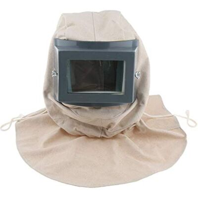 Backbayia Protective Mask with Sandblasting Cap for Protective Clothing Backbayia Protective Mask with Sandblasting Cap for Protective Clothing