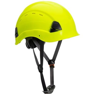 Portwest PS63 Mens Vented Safety Helmet Hard Hat Height Endurance Lightweight ABS Shell 6 Point Harness Y Chin Strap Adjustable Sweatband Construction Scaffolding Industrial Work, Yellow, One Size Portwest PS63 Mens Vented Safety Helmet Hard Hat Height Endurance Lightweight ABS Shell 6 Point Harness Y Chin Strap Adjustable Sweatband Construction Scaffolding Industrial Work, Yellow, One Size