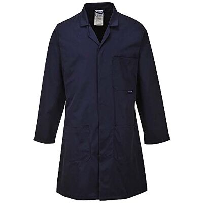 Portwest C852 Engineering Lab Coat Kingsmill Concealed Stud Front Portwest C852 Engineering Lab Coat Kingsmill Concealed Stud Front