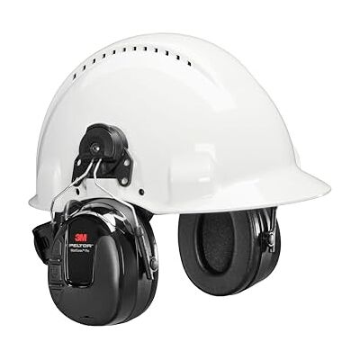 Peltor 3M WorkTunes Pro AM/FM Radio Headset, 31 dB, Black, Hard Hat Attached, HRXS221P3E Peltor 3M WorkTunes Pro AM/FM Radio Headset, 31 dB, Black, Hard Hat Attached, HRXS221P3E
