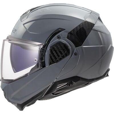 LS2 Advant II FF910. Motorcycle Helmet. Modular Flip Front. KPA + Carbon Components. Pinlock and Carry Backpack Included. Gloss Nardo Grey. XL LS2 Advant II FF910. Motorcycle Helmet. Modular Flip Front. KPA + Carbon Components. Pinlock and Carry Backpack Included. Gloss Nardo Grey. XL