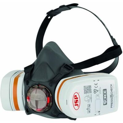 JSP FORCE8 Half Mask Reusable Respirator with PressToCheck A2P3 Filters JSP FORCE8 Half Mask Reusable Respirator with PressToCheck A2P3 Filters