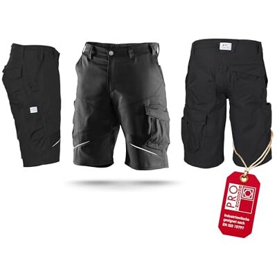 KÜBLER Workwear Kubler 24505365-99-52 Shorts, Black, Size 52 KÜBLER Workwear Kubler 24505365-99-52 Shorts, Black, Size 52