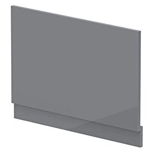 nuie BPR1313 Modern Bathroom Straight Bath End Panel and Plinth, 560 x 780 x 36mm, Gloss Cloud Grey nuie BPR1313 Modern Bathroom Straight Bath End Panel and Plinth, 560 x 780 x 36mm, Gloss Cloud Grey