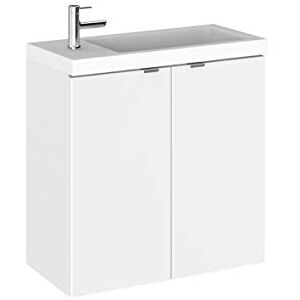 Hudson Reed CBI138 Fusion Wall Hung Vanity, Gloss White, 500mm Hudson Reed CBI138 Fusion Wall Hung Vanity, Gloss White, 500mm