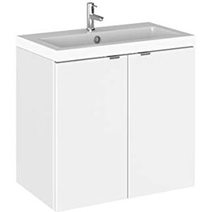 Hudson Reed CBI136 Fusion Wall Hung Vanity, Gloss White Hudson Reed CBI136 Fusion Wall Hung Vanity, Gloss White
