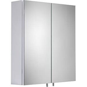 Croydex Bathroom Medicine Cabinet, White Steel, 670x400x119mm with easy hanging system Croydex Bathroom Medicine Cabinet, White Steel, 670x400x119mm with easy hanging system