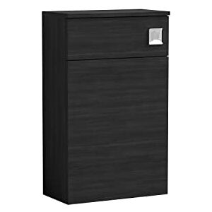 nuie NVF641N Arno Modern Floor Standing WC Toilet Unit (Pan and Cistern Not Included), 500mm, Woodgrain Charcoal Black nuie NVF641N Arno Modern Floor Standing WC Toilet Unit (Pan and Cistern Not Included), 500mm, Woodgrain Charcoal Black
