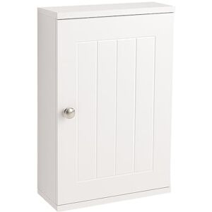 Relaxdays bathroom wall cabinet, 2 shelves, HWD: 50 x 30 x 14 cm, magnetic closure, farmhouse style, slim design, white, Fibreboard, Iron Relaxdays bathroom wall cabinet, 2 shelves, HWD: 50 x 30 x 14 cm, magnetic closure, farmhouse style, slim design, white, Fibreboard, Iron