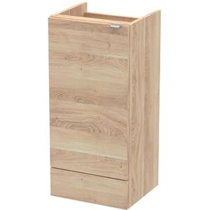 Hudson Reed OFF3084 Fusion Modern Bathroom Floor Standing 1 Soft Close Door Base Unit, 400mm, Bleached Oak Hudson Reed OFF3084 Fusion Modern Bathroom Floor Standing 1 Soft Close Door Base Unit, 400mm, Bleached Oak