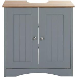 TAD TIMBER ART DESIGN UK Timber Art Design UK Bathroom Sink Cabinet Bathroom Storage Cabinet Floor Under Basin with 2 Internal Shelves Freestanding Vanity Storage Cupboard Organiser Furniture, Grey and Oak (60 x 60 x 30 cm) TAD TIMBER ART DESIGN UK Timber Art Design UK Bathroom Sink Cabinet Bathroom Storage Cabinet Floor Under Basin with 2 Internal Shelves Freestanding Vanity Storage Cupboard Organiser Furniture, Grey and Oak (60 x 60 x 30 cm)